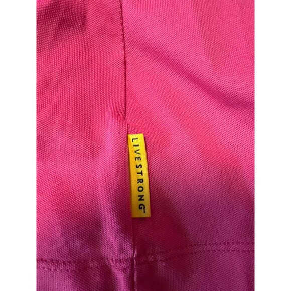 Nike Golf Dri-Fit Womens Pink & Yellow Short Sleeve 1/4 Zip Pullover XL - Picture 9 of 10